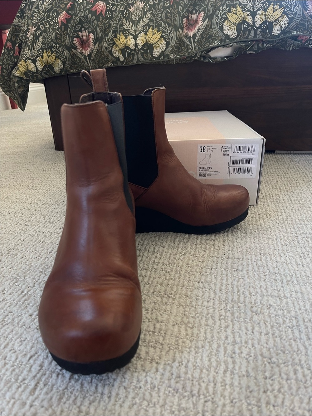 Birkenstock EBBA boot in cognac color-way